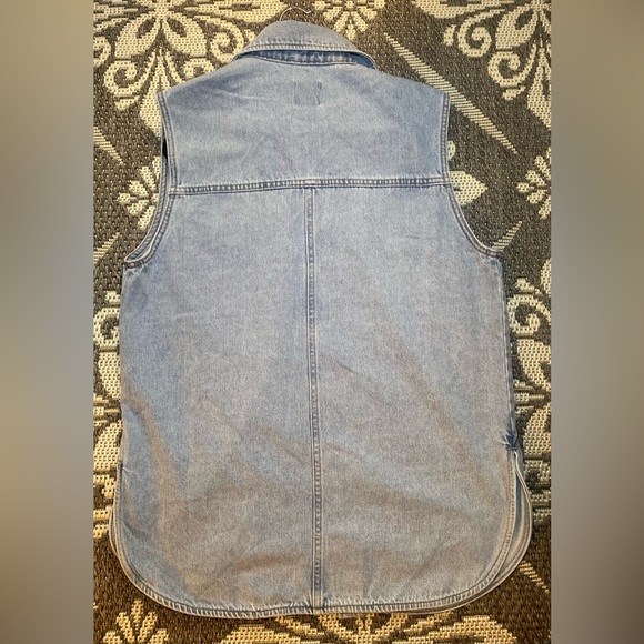 🩵NEVER WORN | H&M Sleeveless Shacket | Size Small - Picture 4 of 8